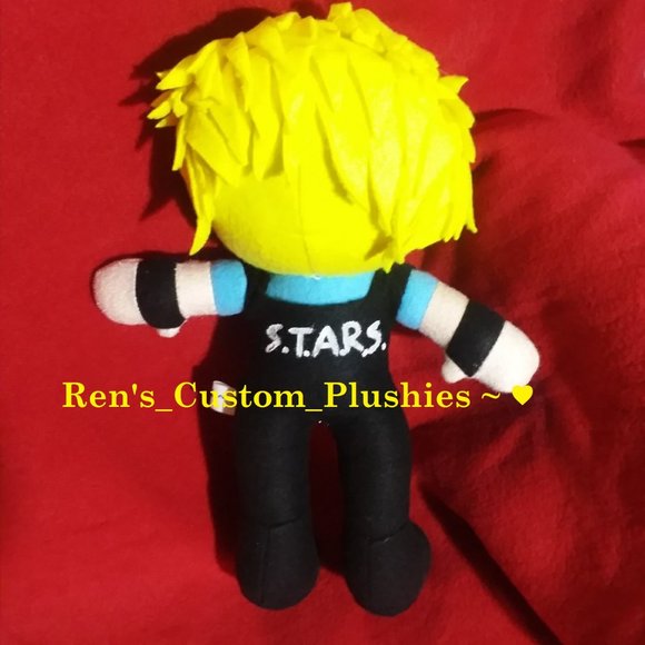 Custom Handmade Anime Manga Videogame Plushie Plush Resident Evil Cop Wesker! - Picture 3 of 3